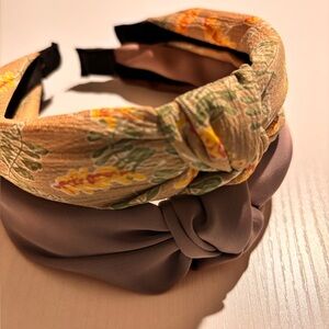 Floral and Solid Knot Headbands